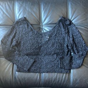 Crochet Lacy Crop Top